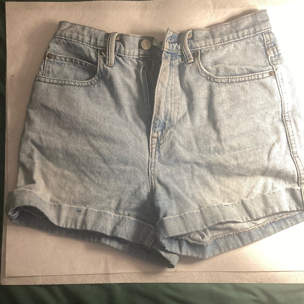 Women's Light Blue Denim Shorts